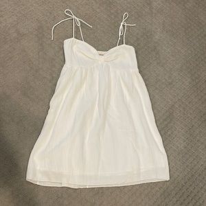 White Spaghetti Strap Dress
